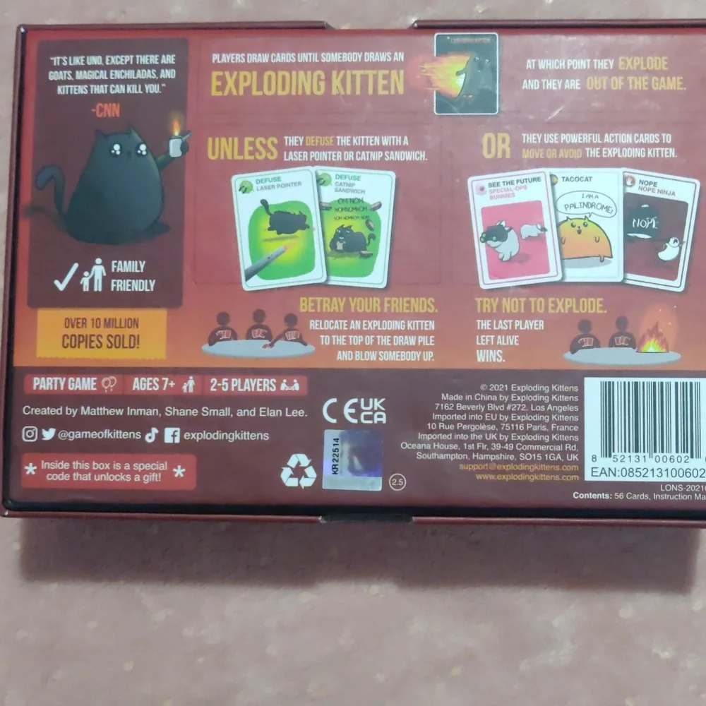Exploding Kittens Original Edition - Picture 2 of 8